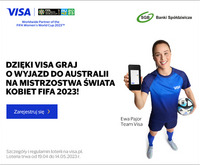 Płać bezpiecznie kartą Visa w Żabce i weź udział w loterii