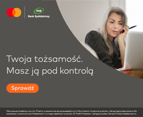 Monitoruj swoje dane w sieci 24/7 z Mastercard ID Theft ProtectionTM